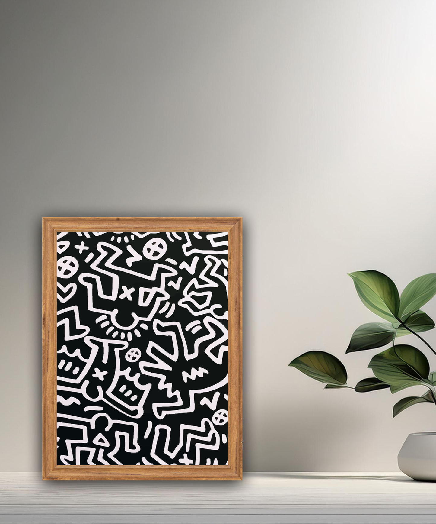 Cadre photo Keith Haring