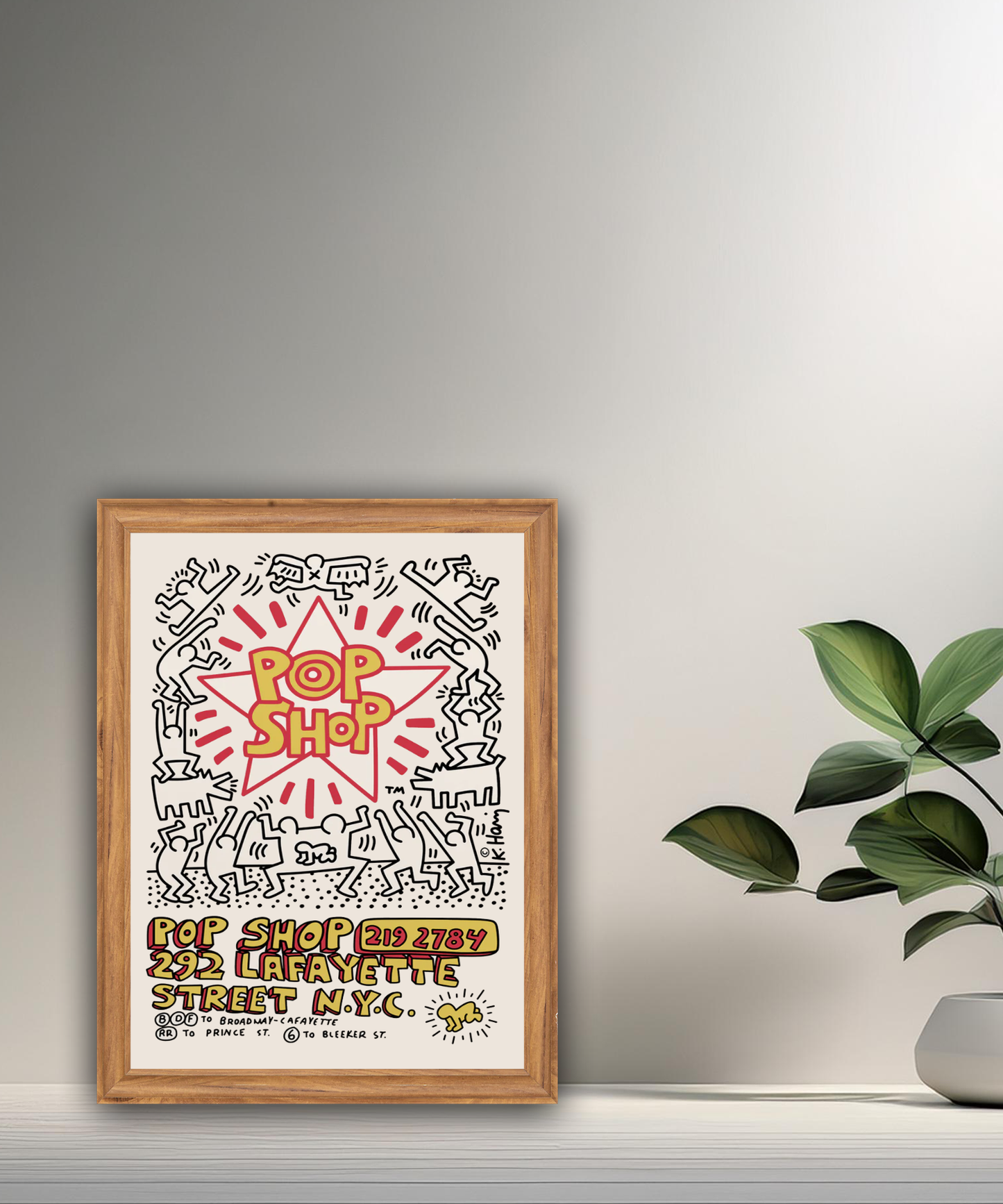 Cadre photo Keith Haring