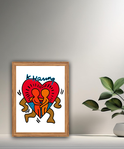Cadre photo Keith Haring