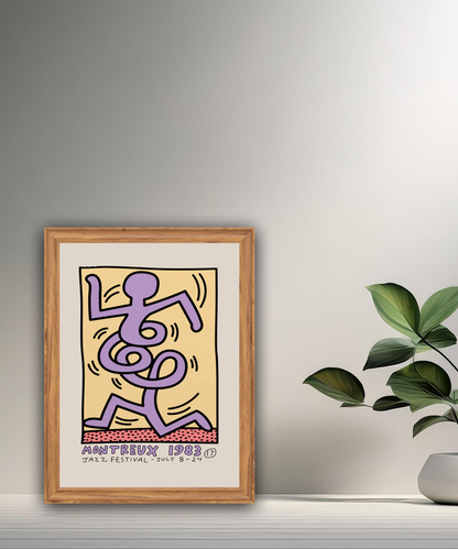 Cadre photo Keith Haring