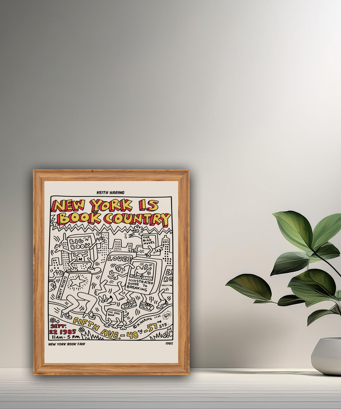Cadre photo Keith Haring