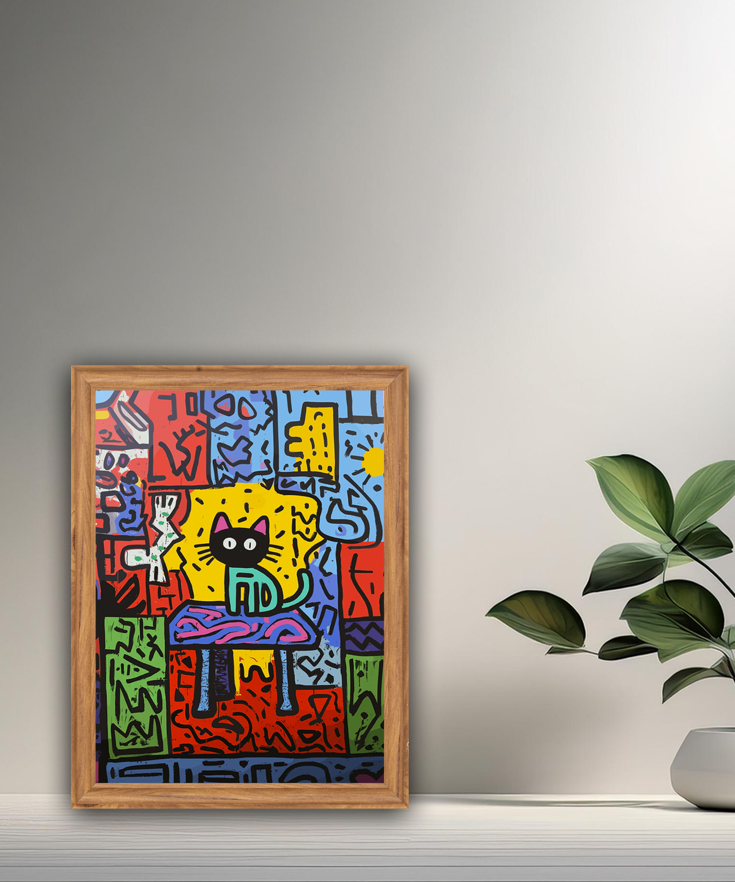 Cadre photo Keith Haring