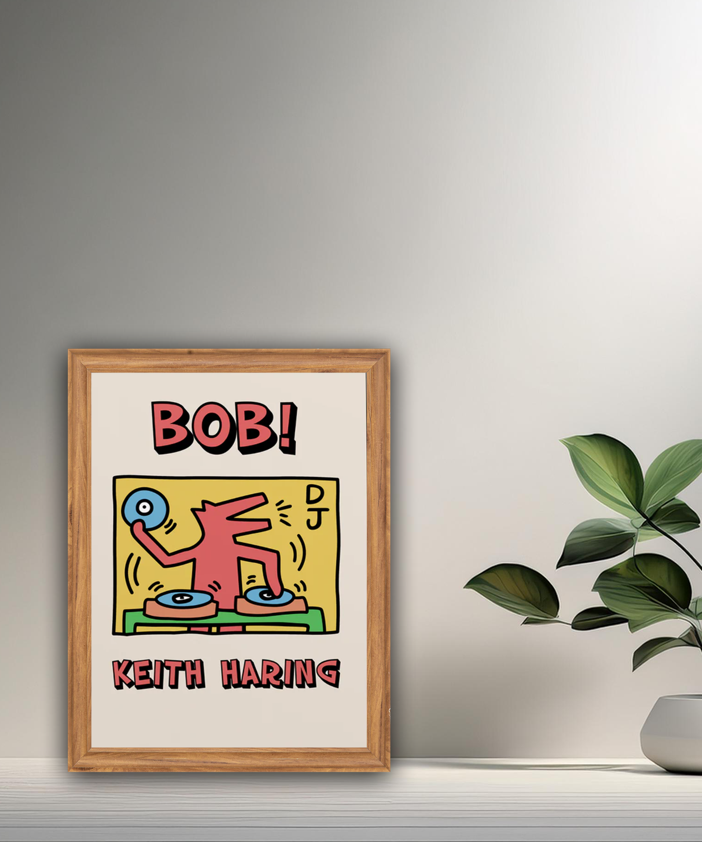 Cadre photo Keith Haring