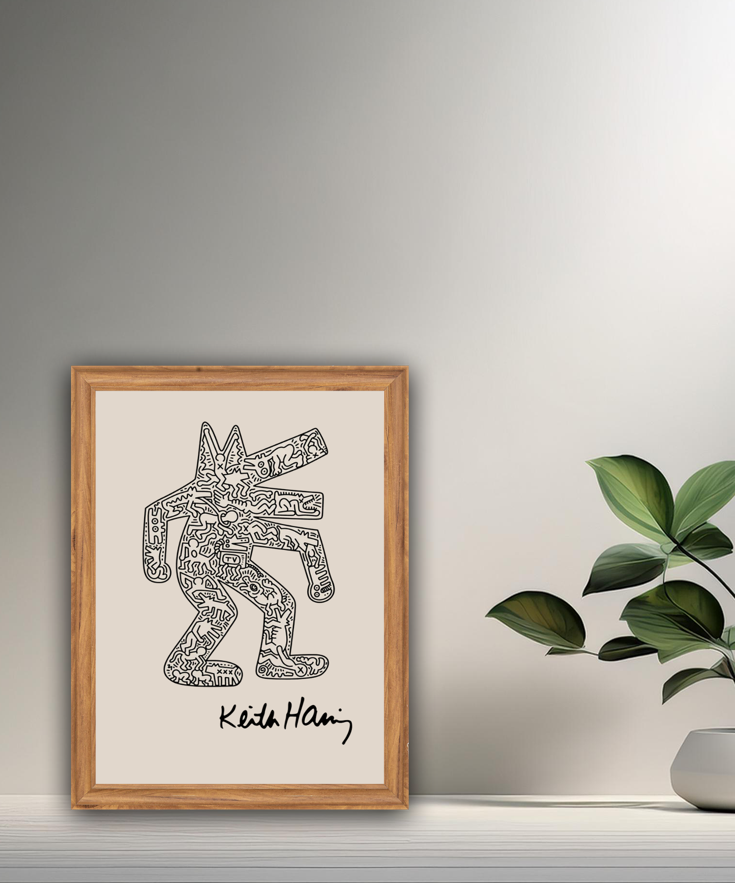 Cadre photo Keith Haring
