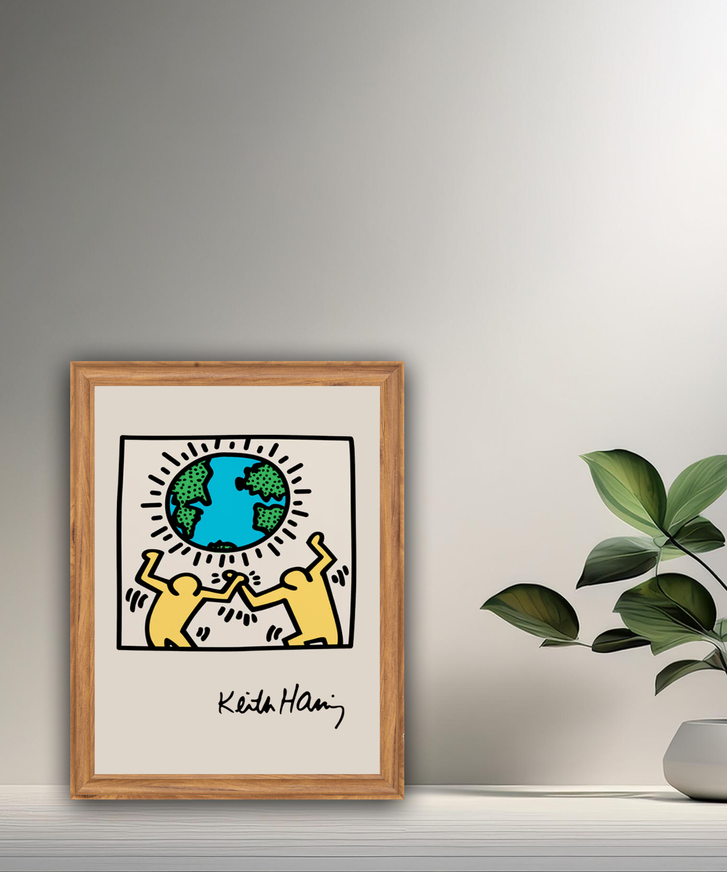 Cadre photo Keith Haring