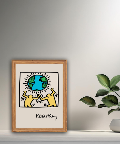 Cadre photo Keith Haring