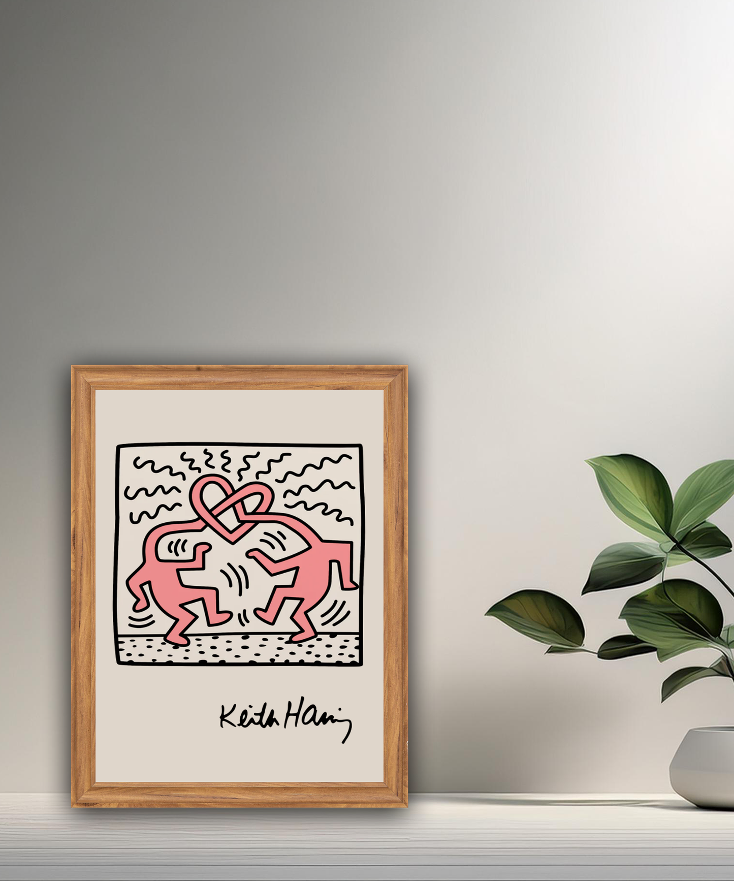 Cadre photo Keith Haring
