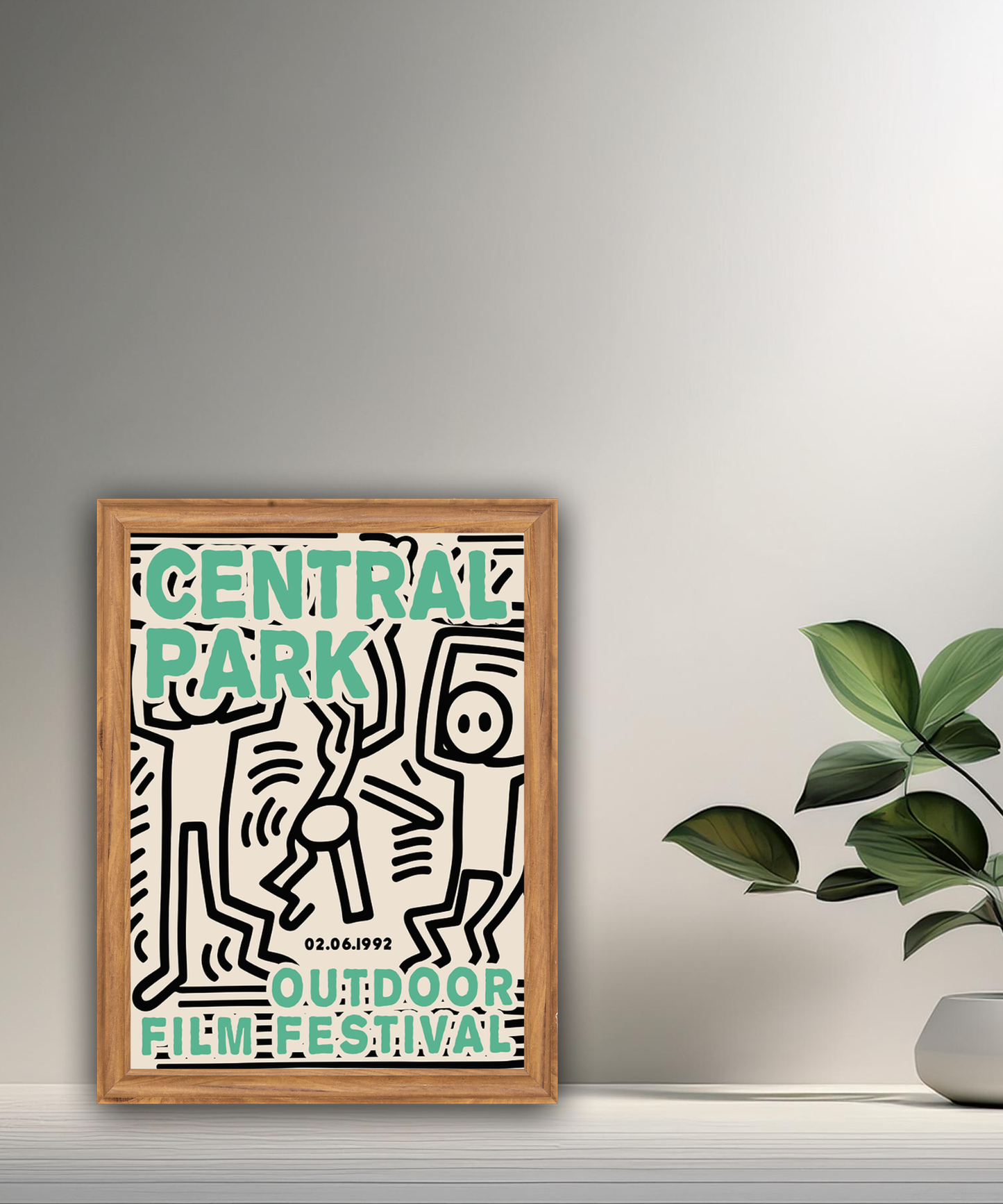 Cadre photo Keith Haring