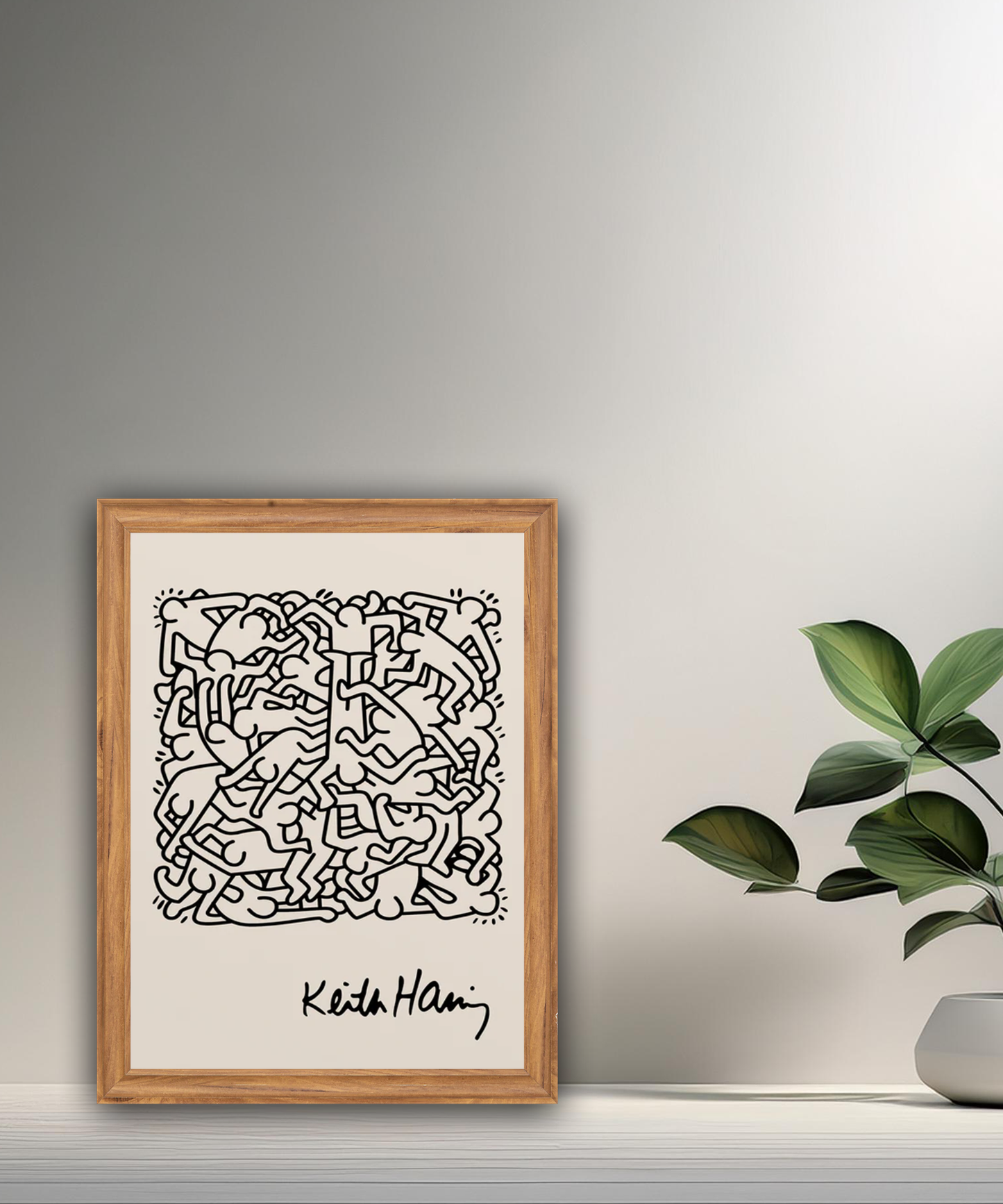 Cadre photo Keith Haring