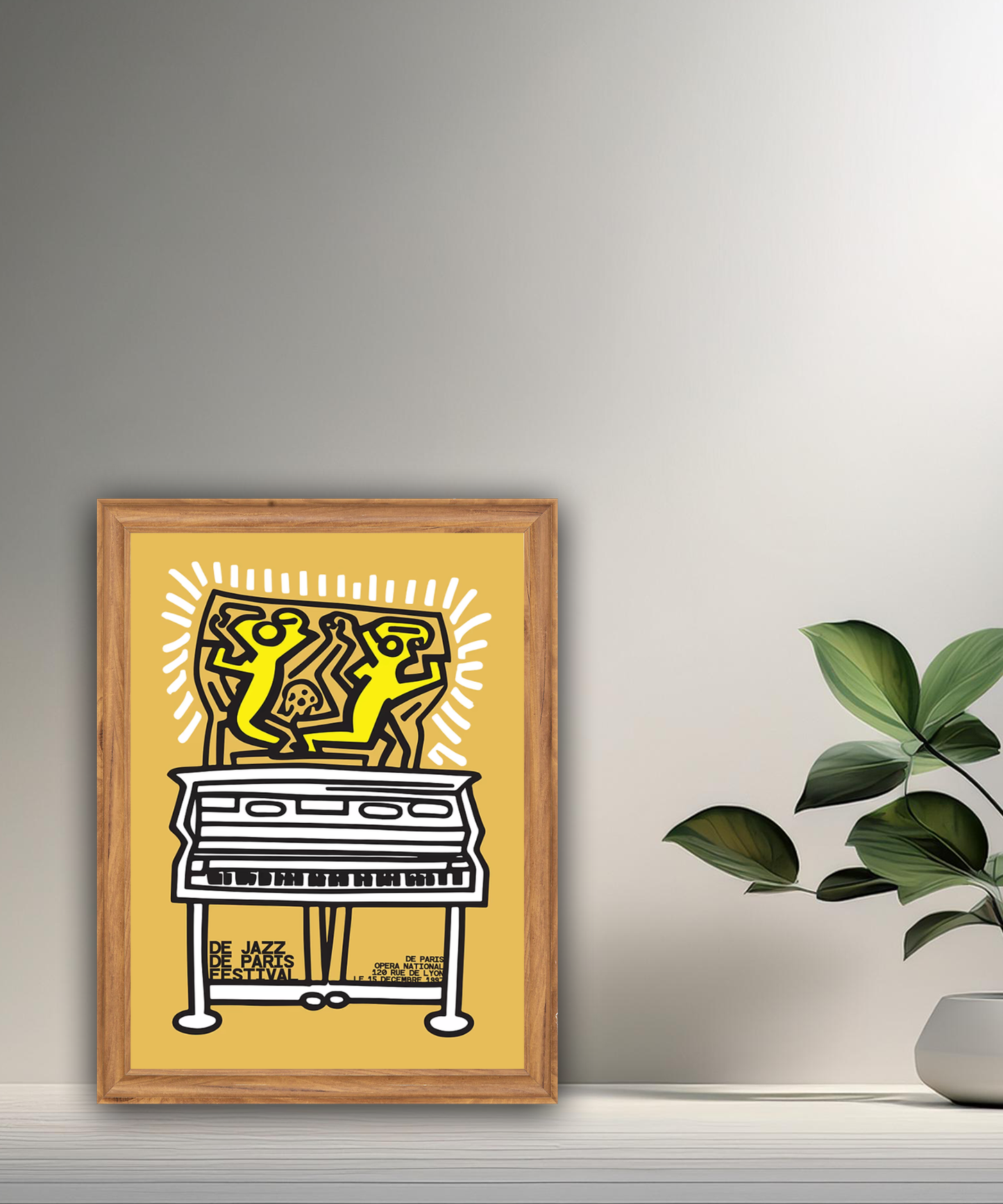 Cadre photo Keith Haring