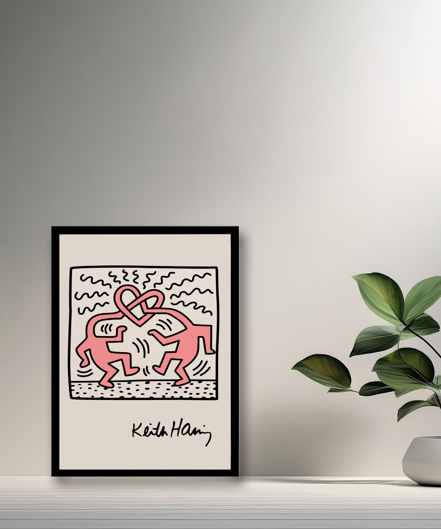Cadre photo Keith Haring