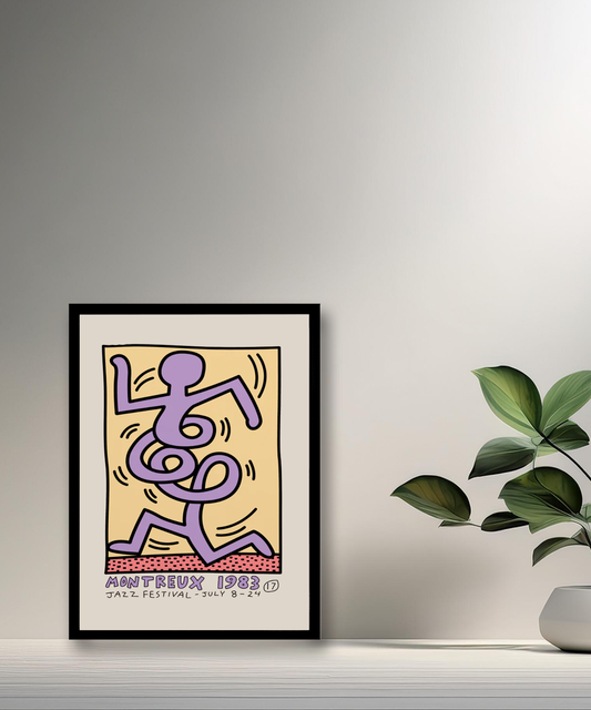 Cadre photo Keith Haring