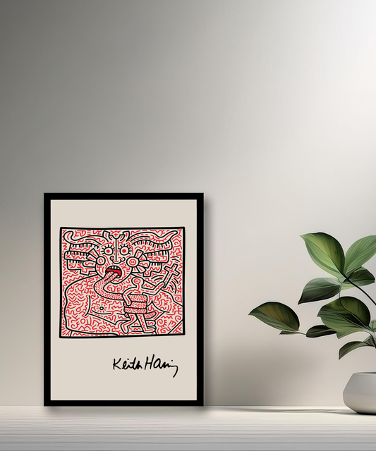 Cadre photo Keith Haring