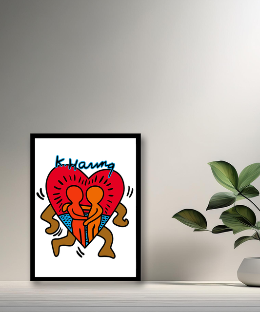 Cadre photo Keith Haring