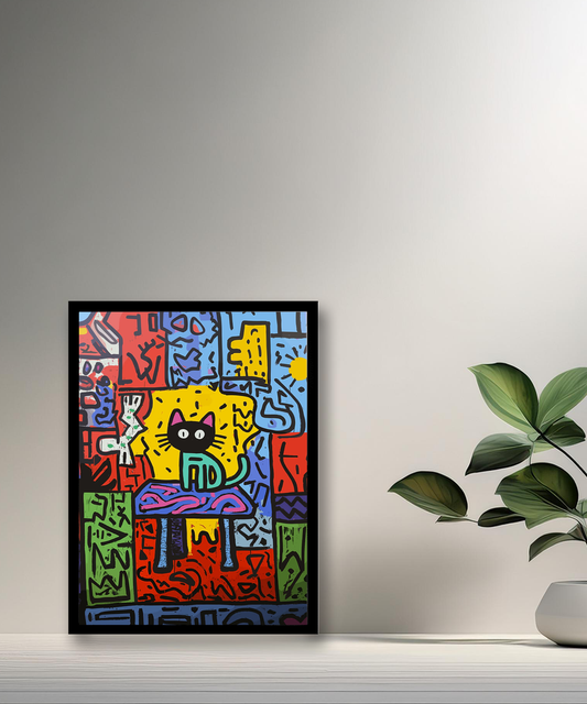 Cadre photo Keith Haring