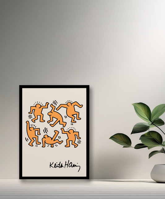 Cadre photo Keith Haring