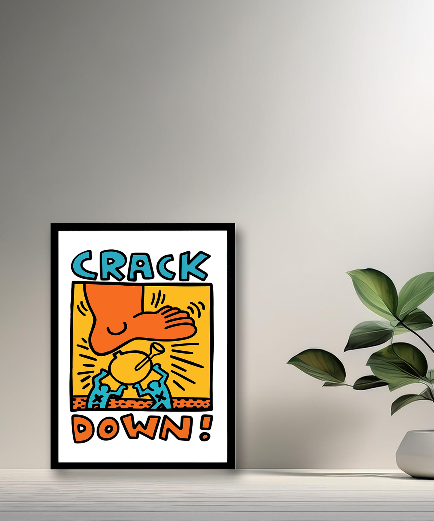 Cadre photo Keith Haring