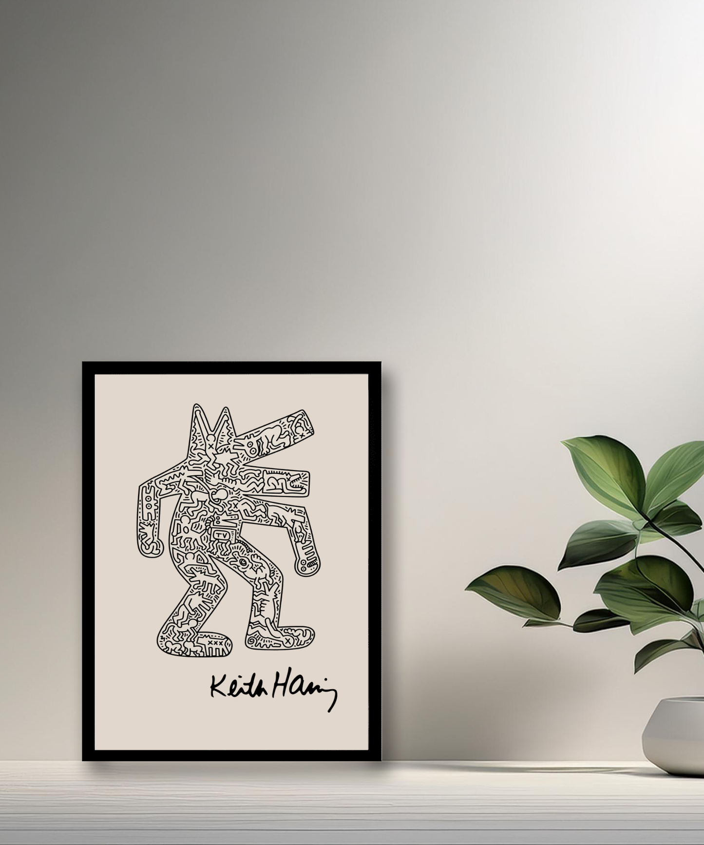 Cadre photo Keith Haring