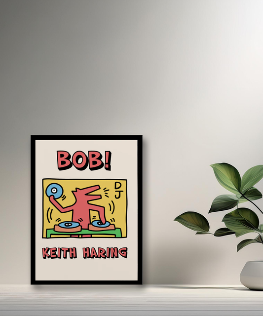 Cadre photo Keith Haring
