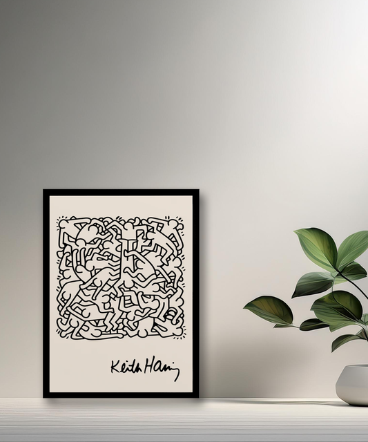 Cadre photo Keith Haring