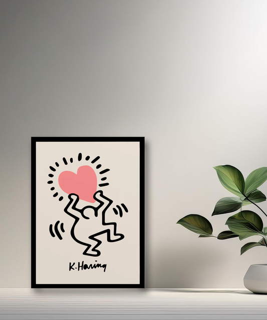 Cadre photo Keith Haring