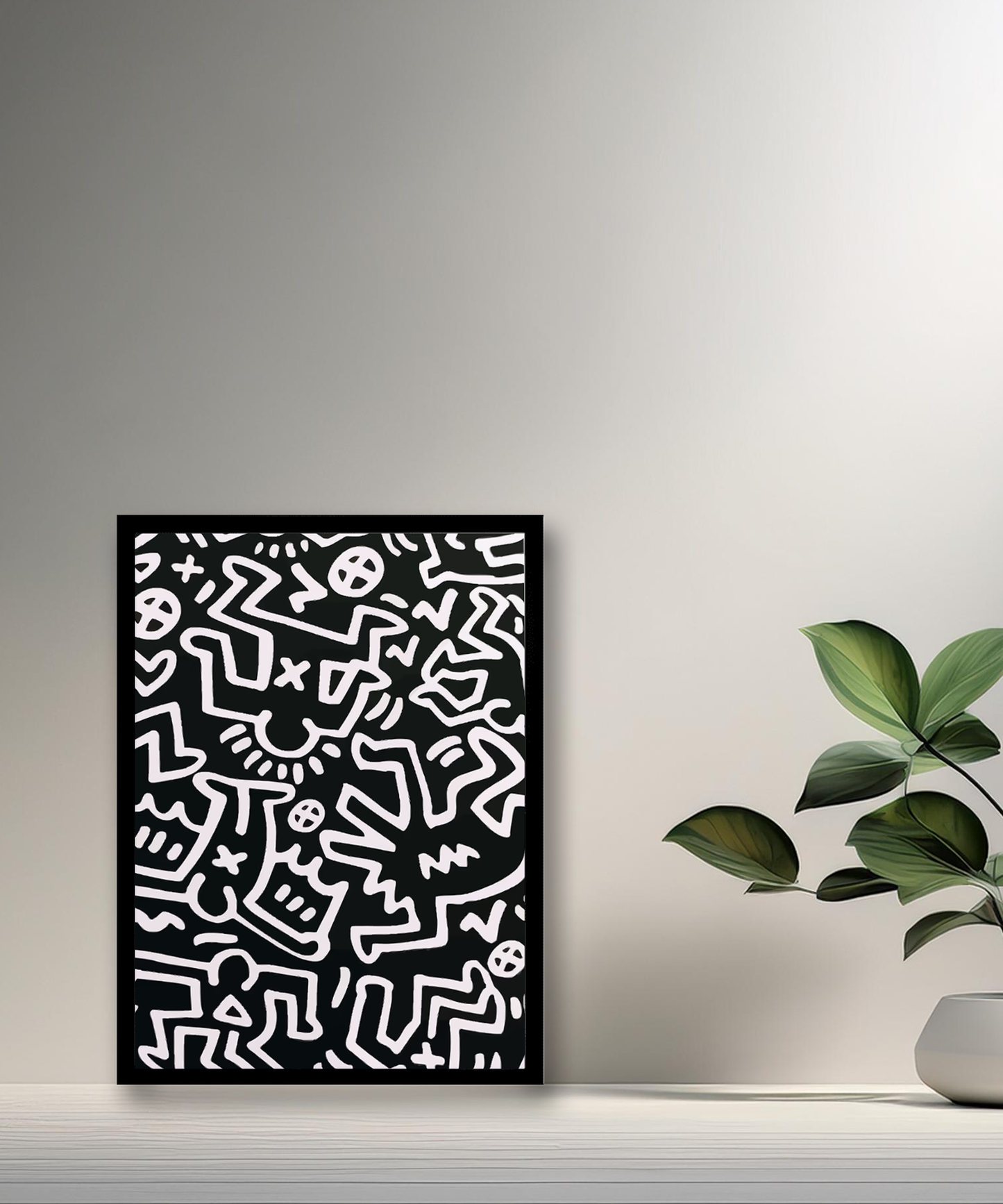 Cadre photo Keith Haring