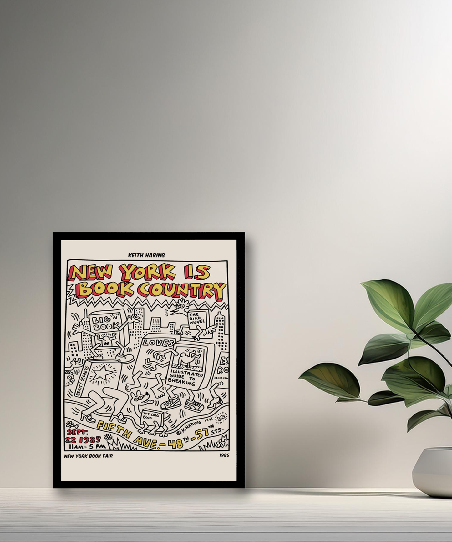 Cadre photo Keith Haring