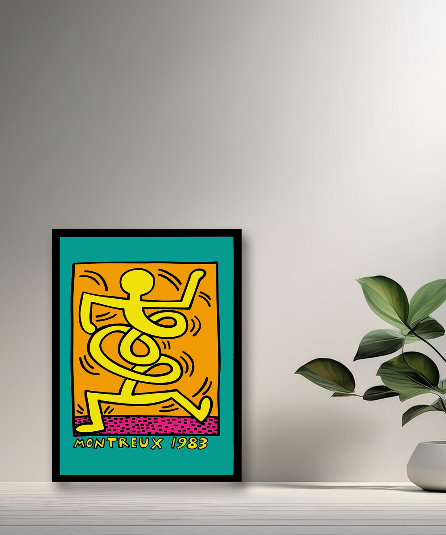 Cadre photo Keith Haring