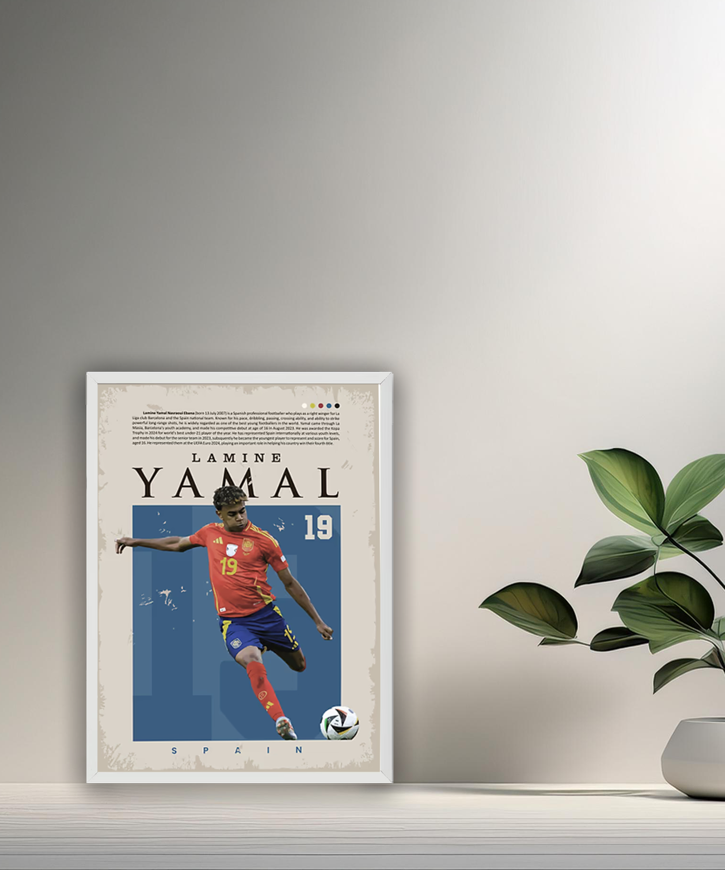 Cadre photo de Lamine Yamal