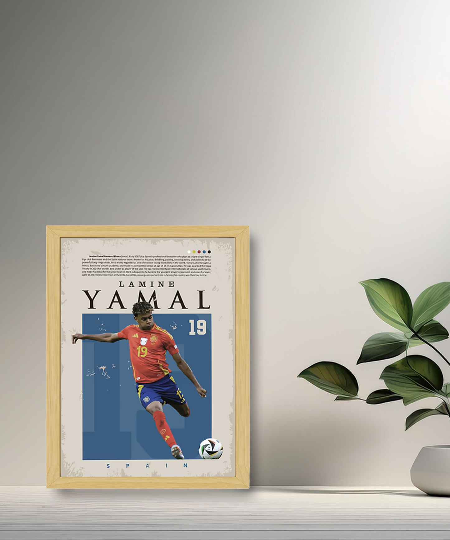 Cadre photo de Lamine Yamal