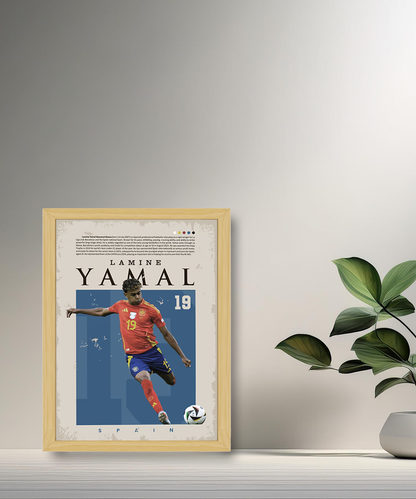 Cadre photo de Lamine Yamal