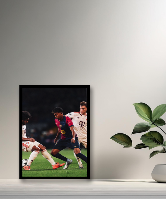 Cadre photo de Lamine Yamal vs Bayern Munich