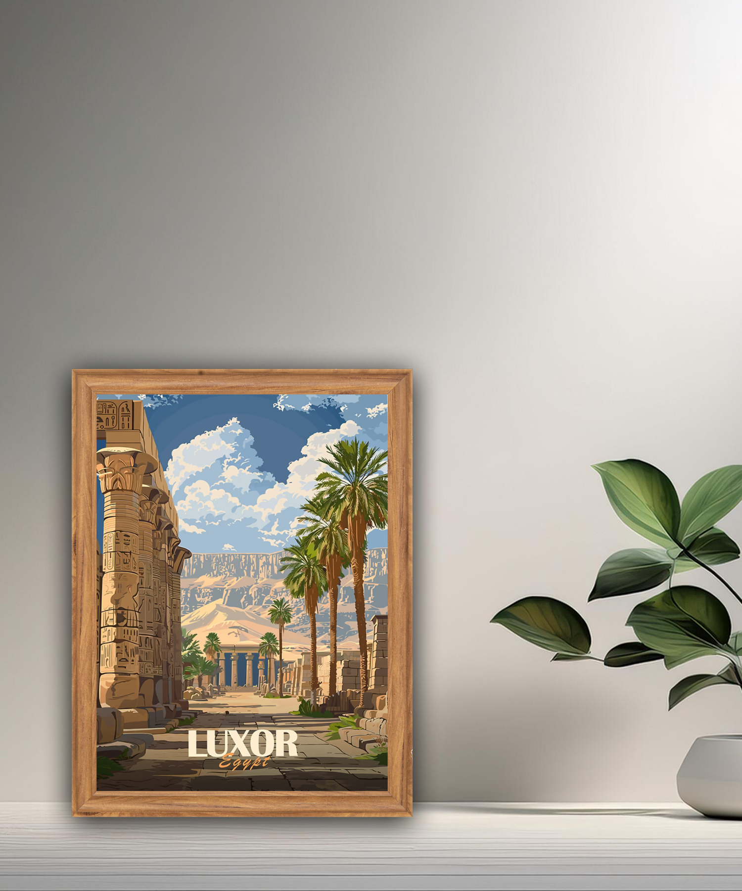 Cadre photo Luxor Egypt