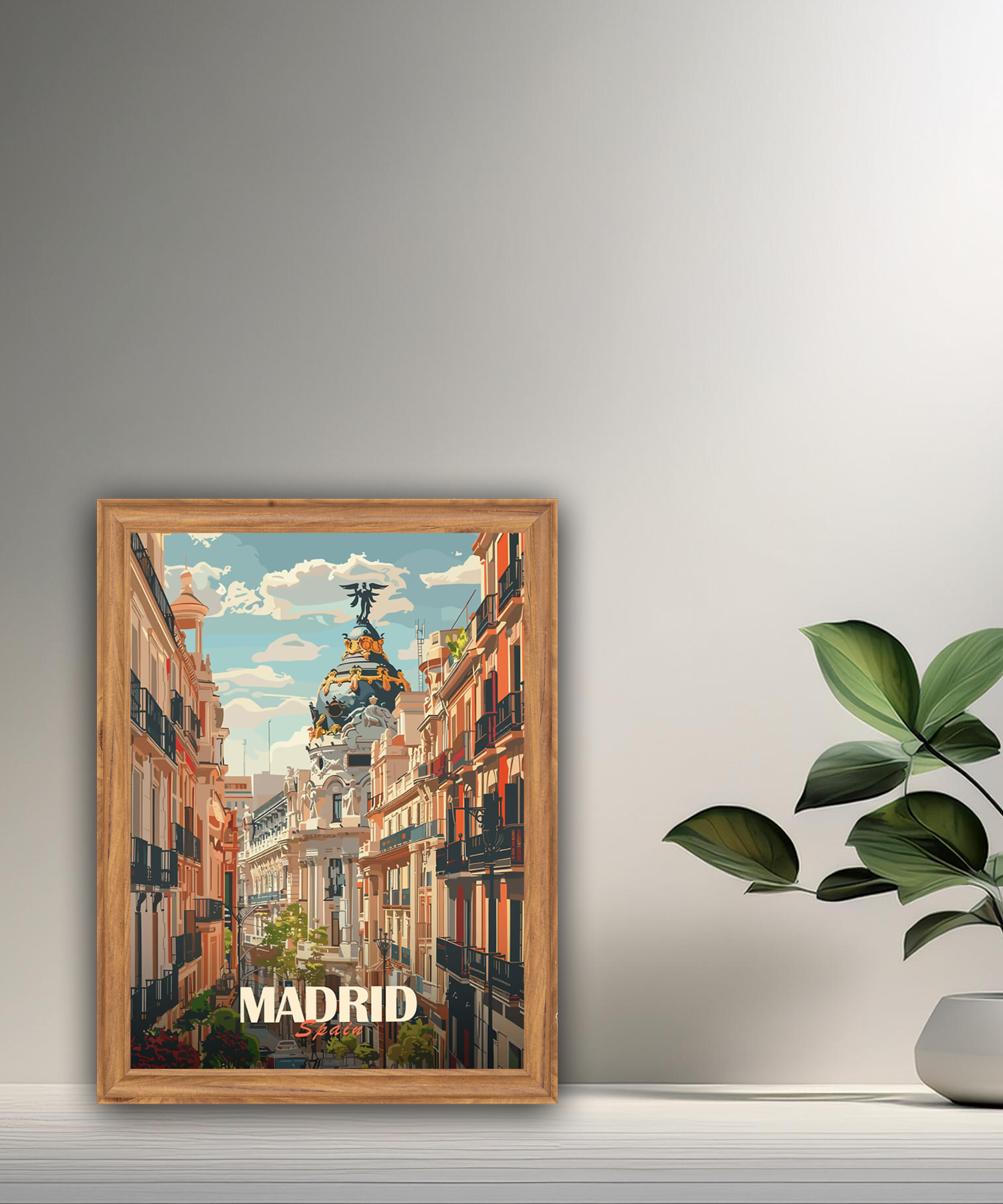 Cadre photo Madrid Spain