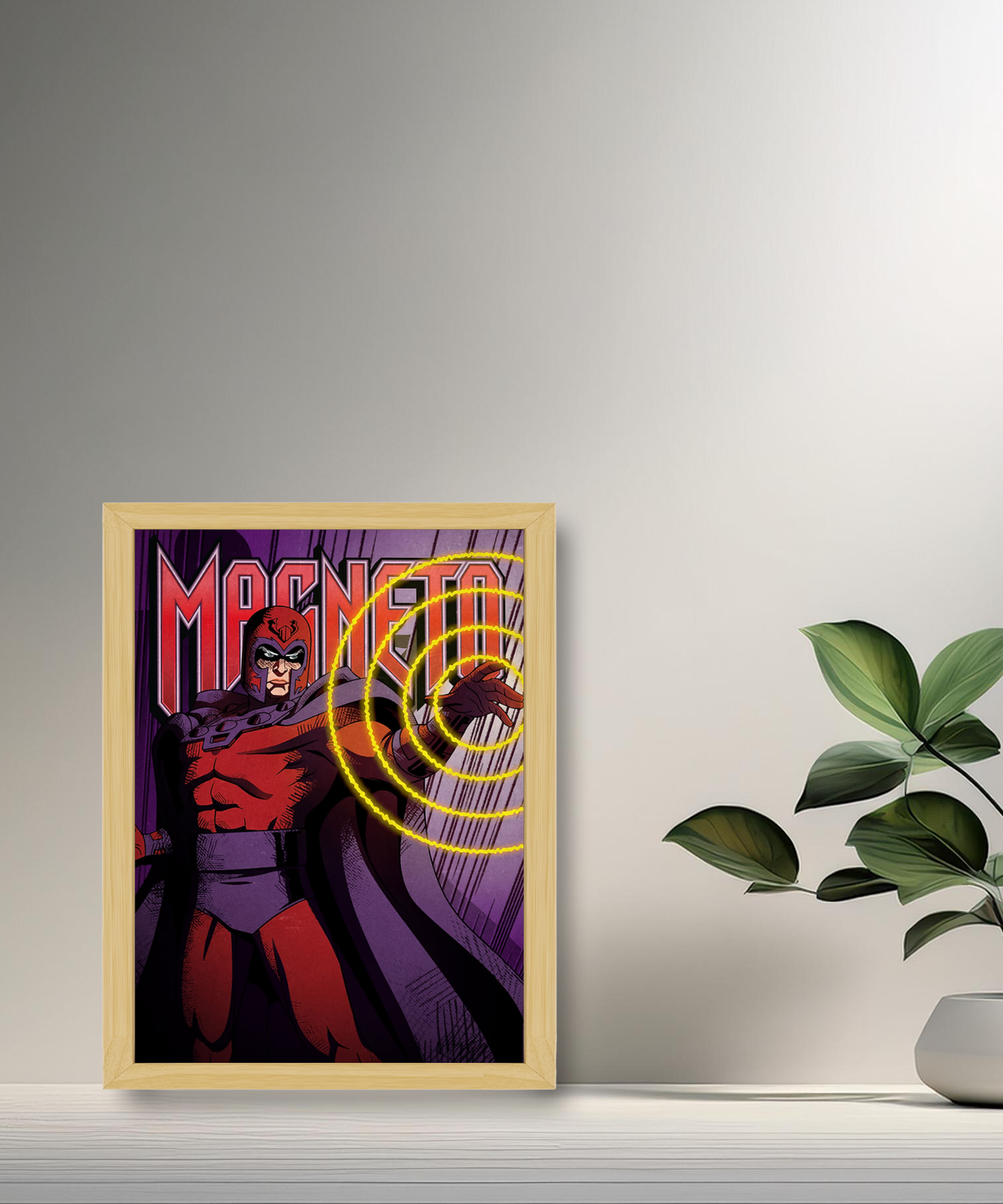 Cadre photo Magneto Marvel