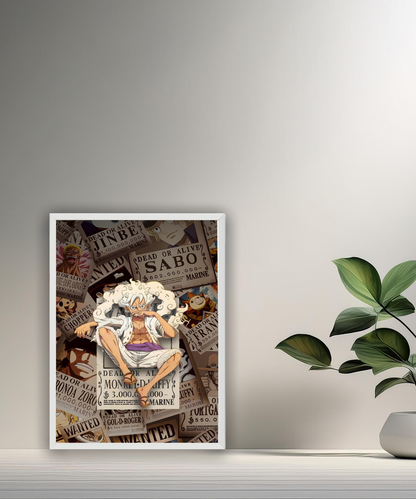 Cadre photo Luffy One Piece Gear