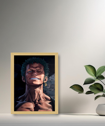 Cadre photo Zoro One Piece