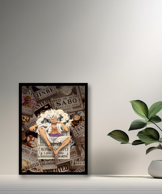 Cadre photo Luffy One Piece Gear
