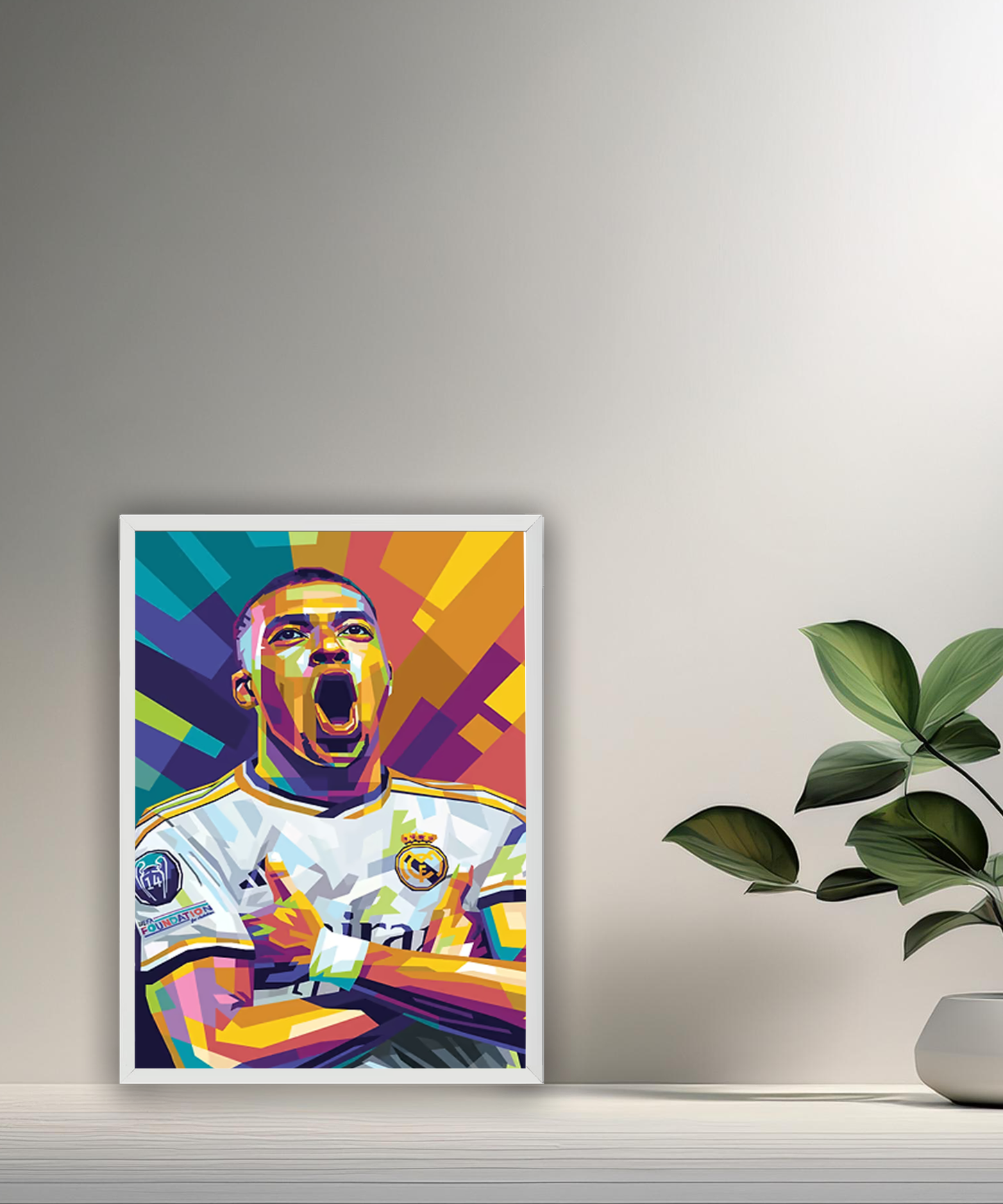 Cadre photo de Kylian Mbappé