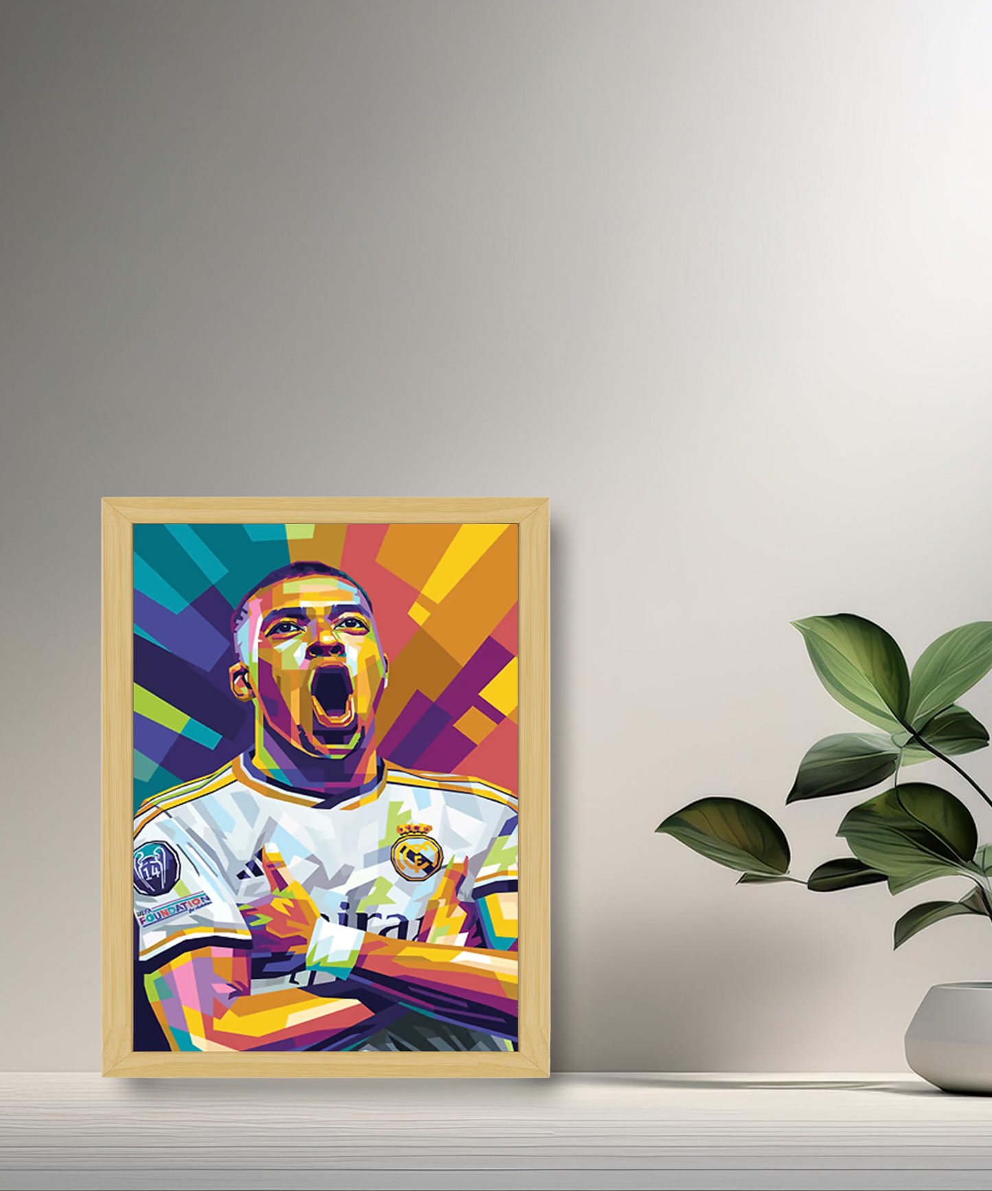 Cadre photo de Kylian Mbappé