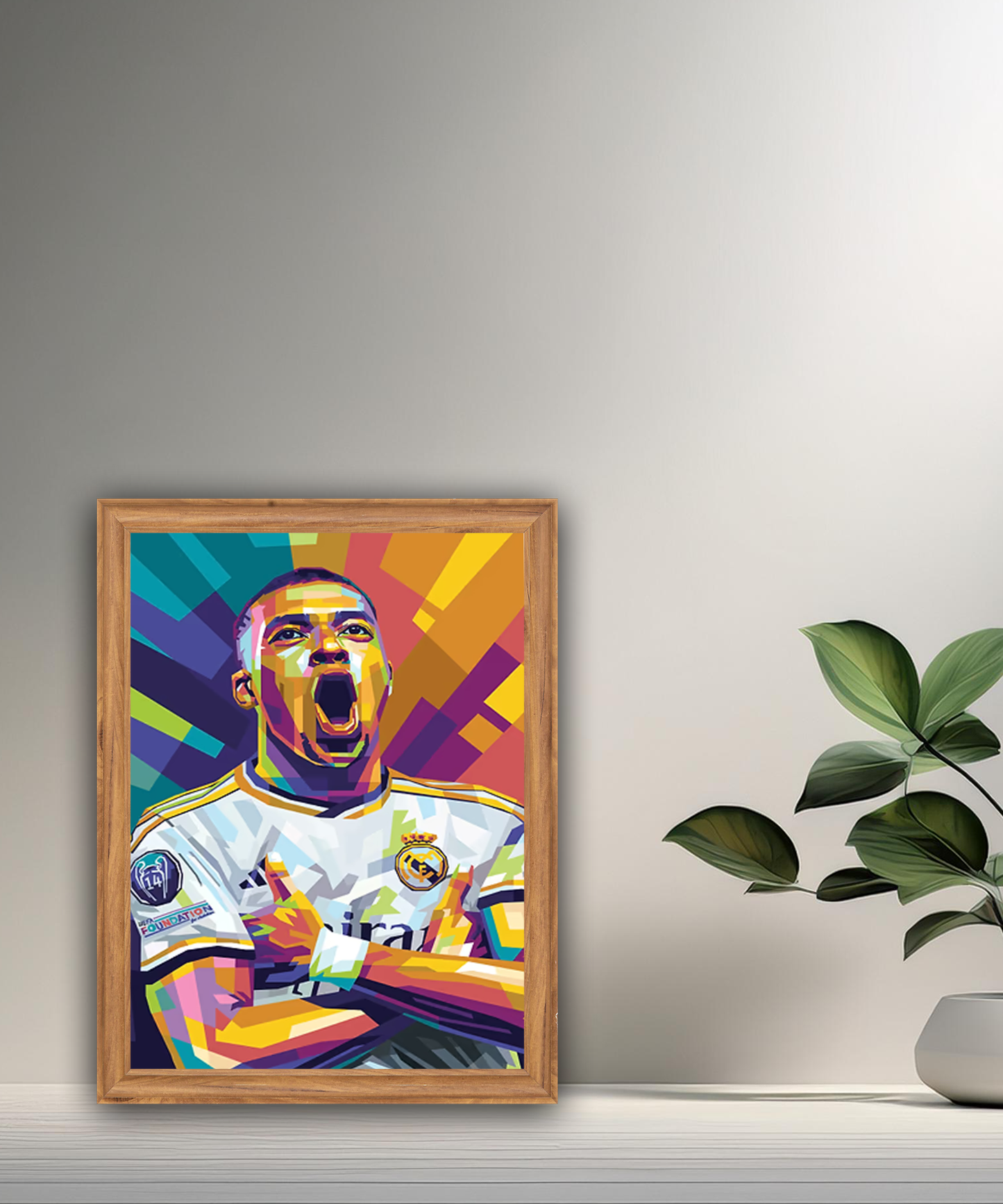Cadre photo de Kylian Mbappé