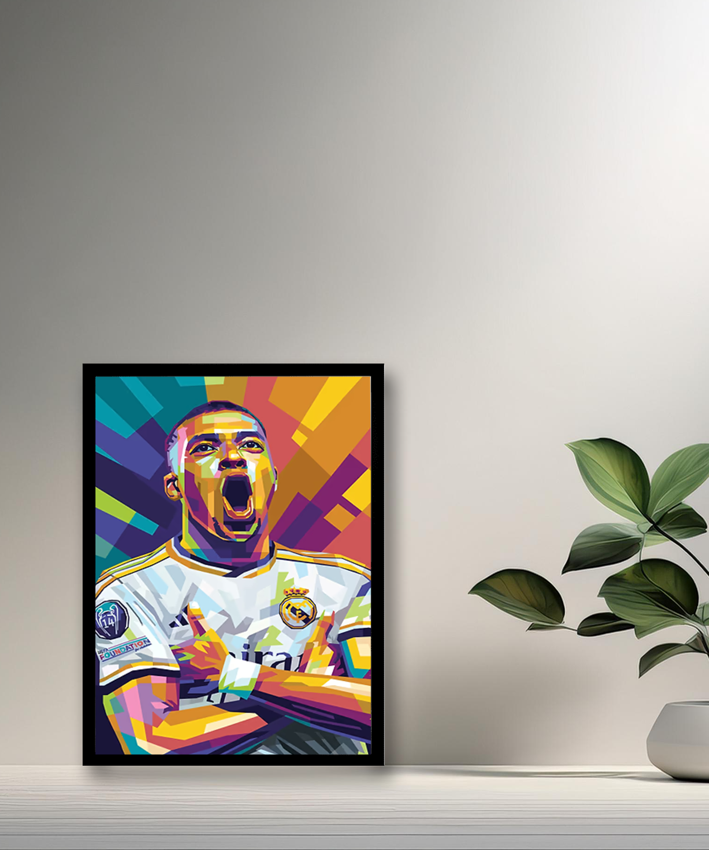 Cadre photo de Kylian Mbappé