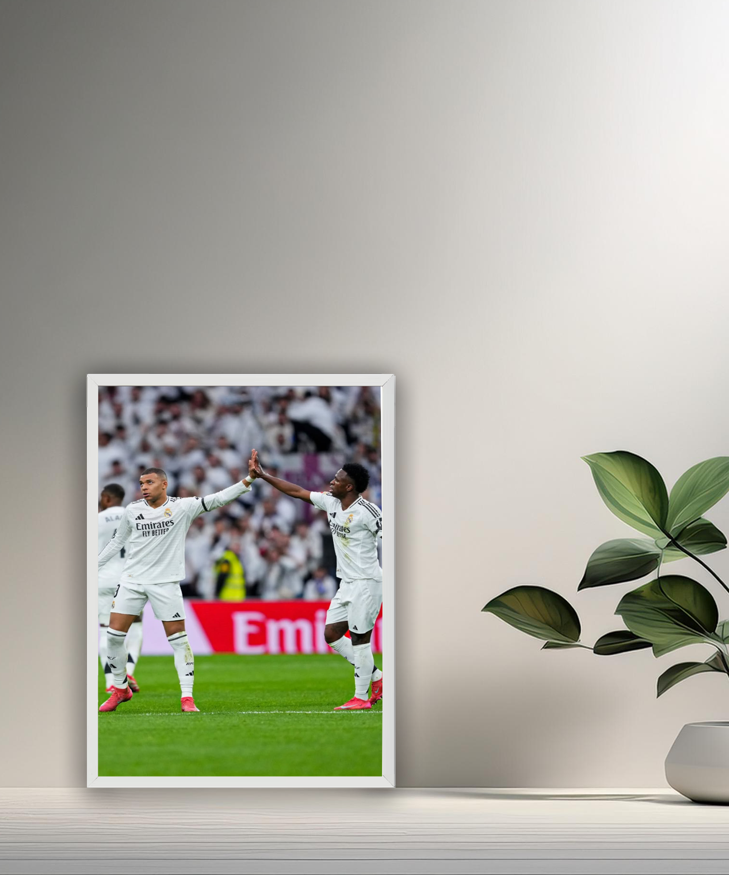 Cadre photo de Mbappé x Vinicius