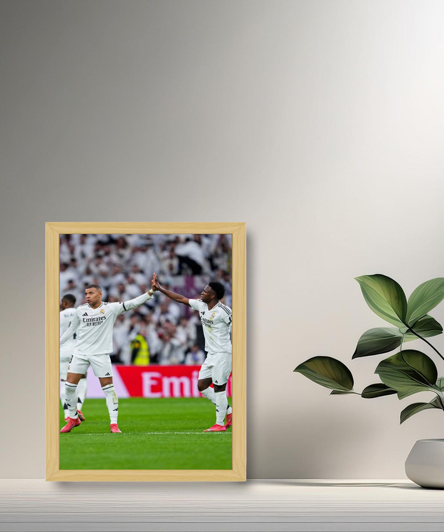 Cadre photo de Mbappé x Vinicius