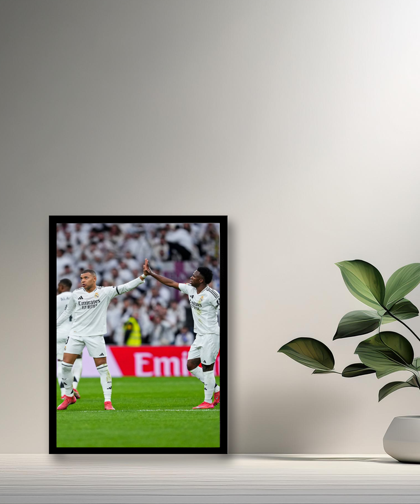 Cadre photo de Mbappé x Vinicius