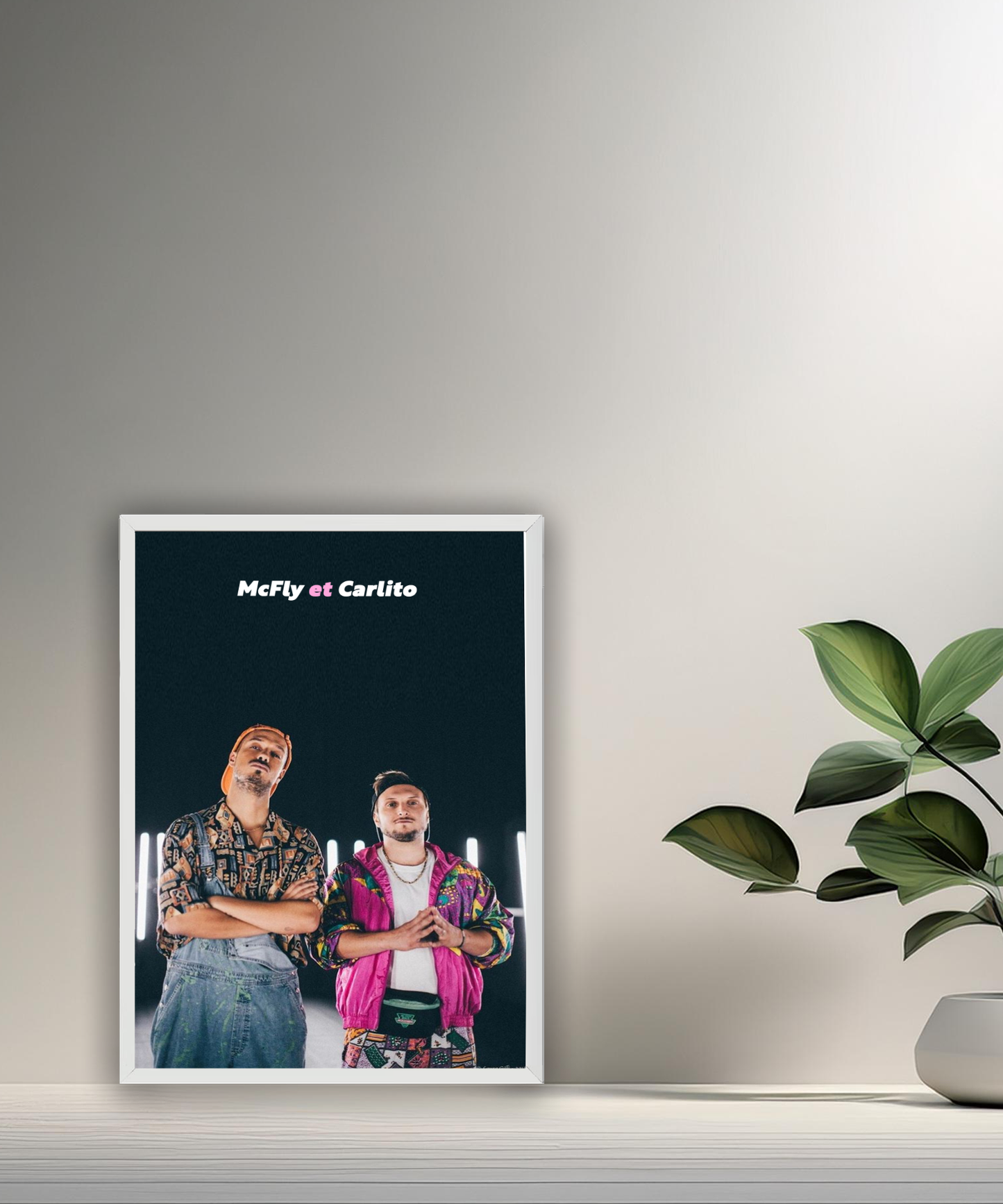 Cadre photo McFly et Carlito