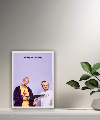 Cadre photo McFly et Carlito