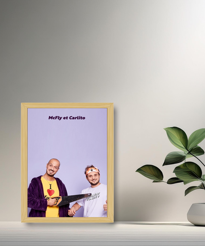 Cadre photo McFly et Carlito