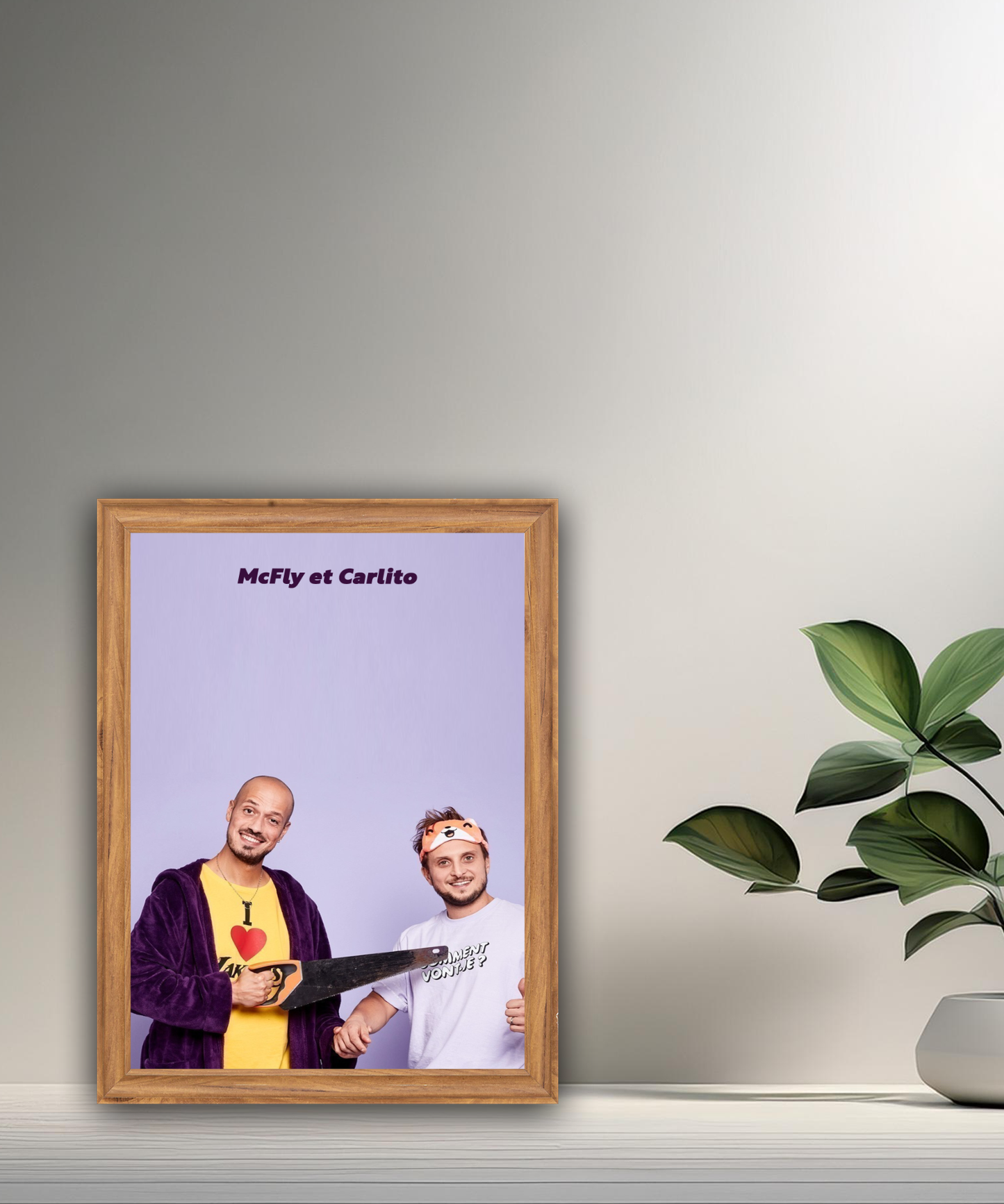 Cadre photo McFly et Carlito