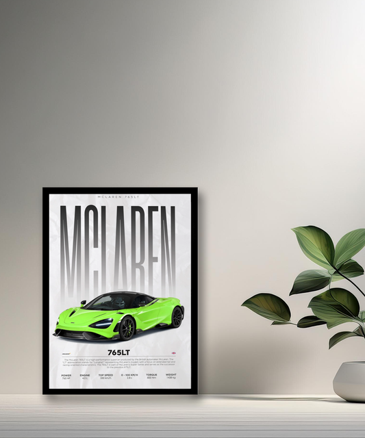 Cadre photo McLaren 765 LT